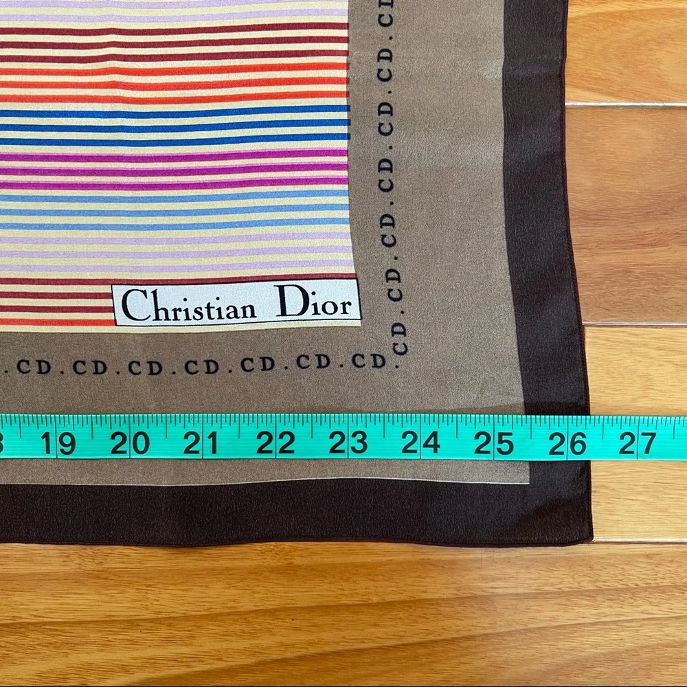 Christian Dior silk scarf